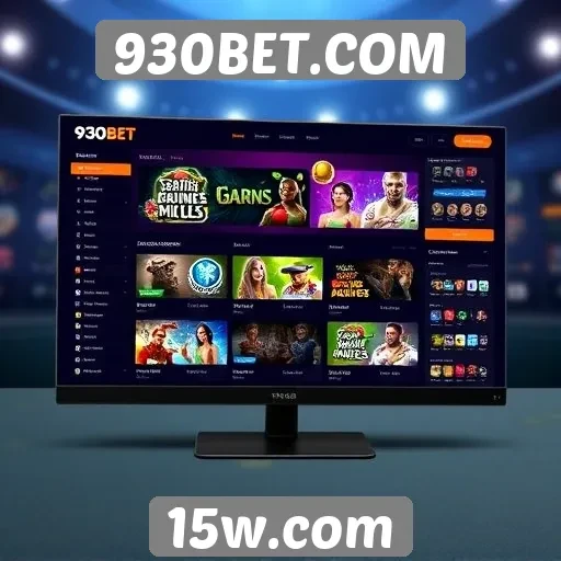 Análise da interface do site 930BET.COM